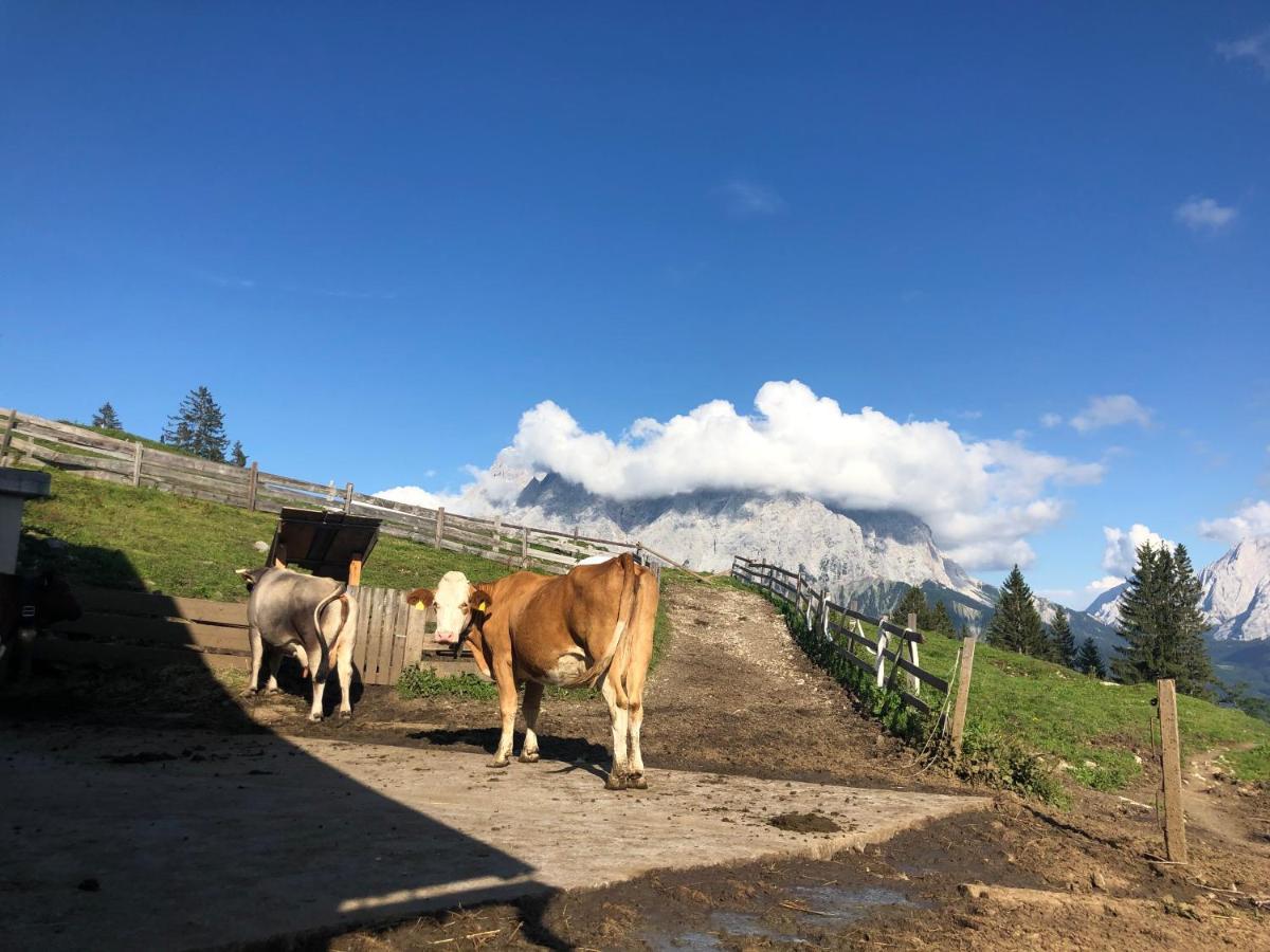 Ferienwohnung Panoramablick Lermoos Exterior foto